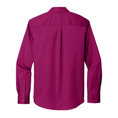 Port Authority Long Sleeve SuperPro React Twill Shirt - Back