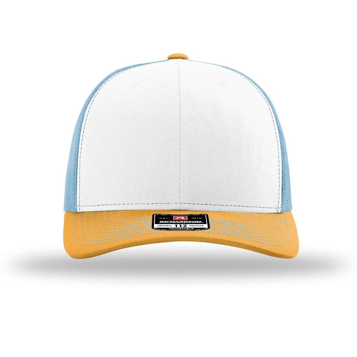White/ Columbia Blue/ Yellow - Front
