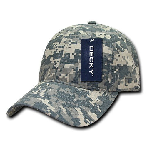 6 Panel Low Profile Relaxed Ripstop Dad Hat - Front