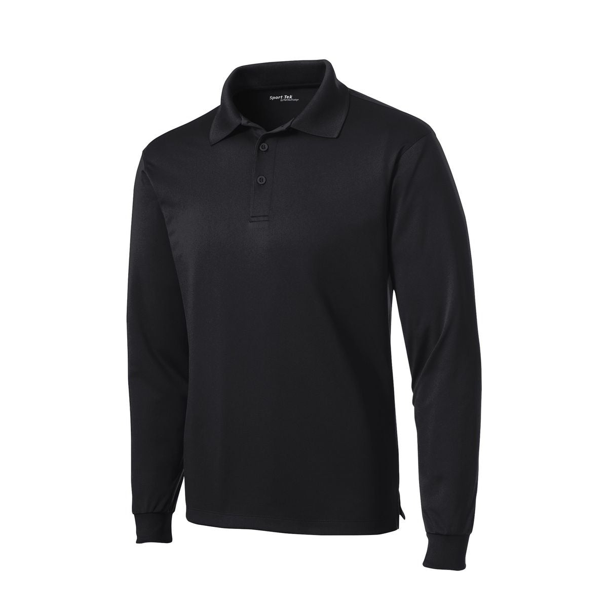 Sport-Tek Long Sleeve Micropique Sport-Wick Polo - Front
