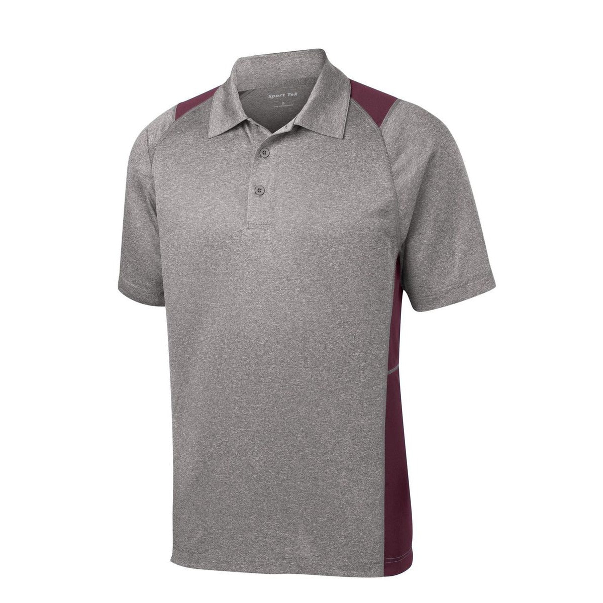 Vintage Heather/ Maroon - Front