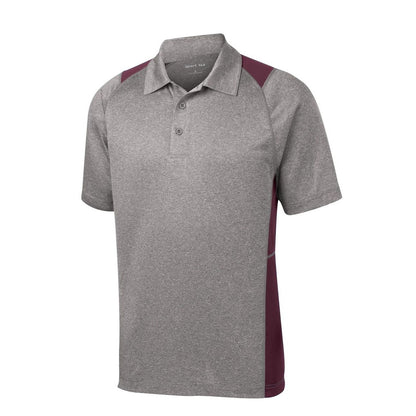 Vintage Heather/ Maroon - Front