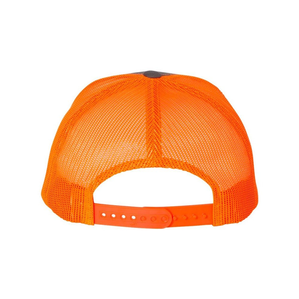 Charcoal/ Neon Orange - Back