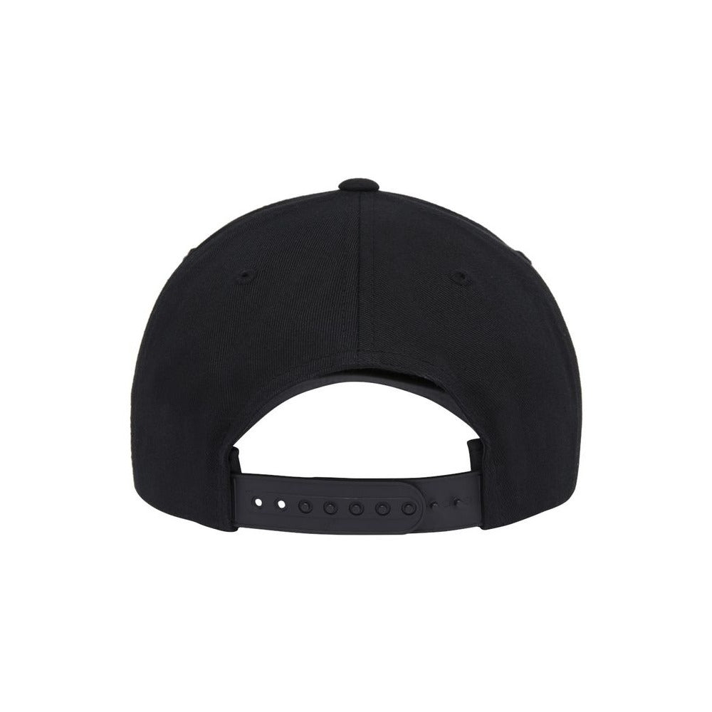 Retro Cotton Blend Snapback Cap - Back