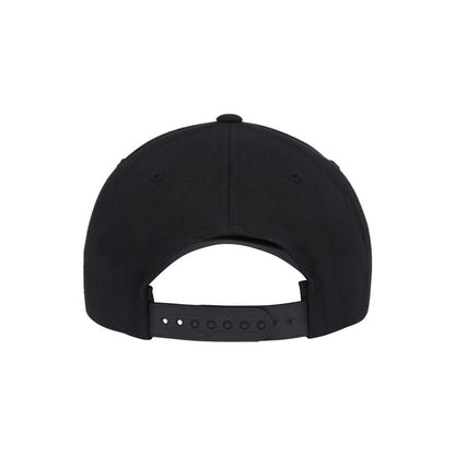 Retro Cotton Blend Snapback Cap - Back