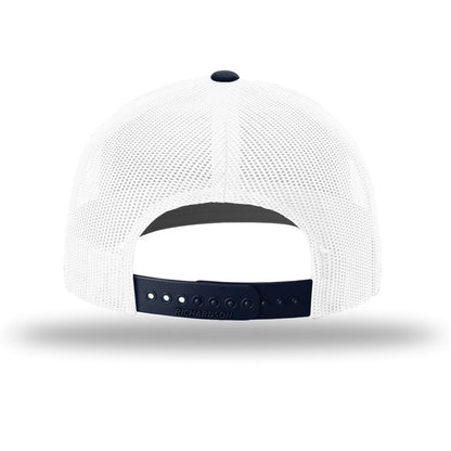 White/ White/ Navy - Back