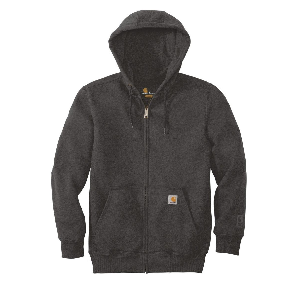 Carhartt Rain Defender Paxton Heavyweight Hooded Zip-Front Sweatshirt - Front