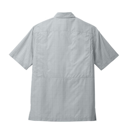 Silver/ Gusty Grey Crosshatch Plaid - Back