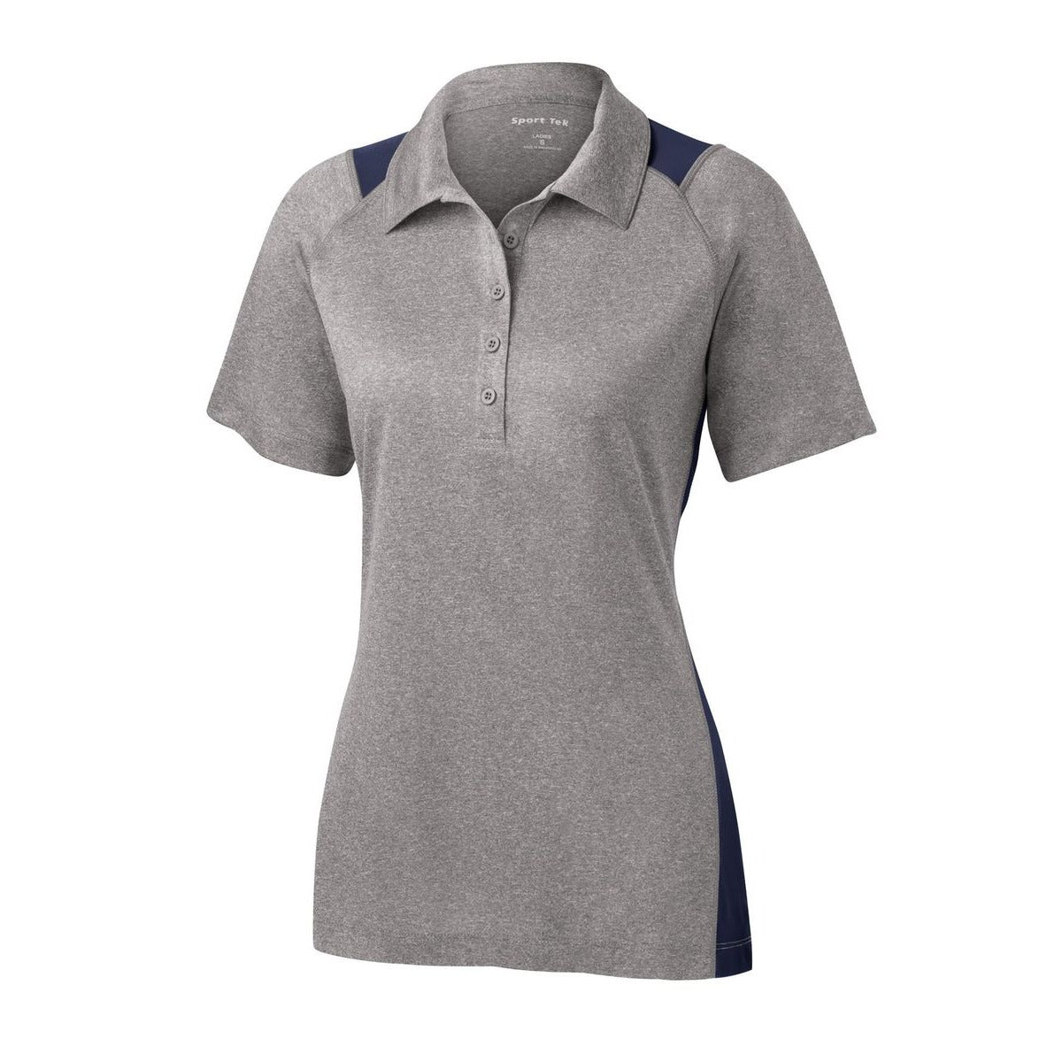 Vintage Heather/ True Navy - Front