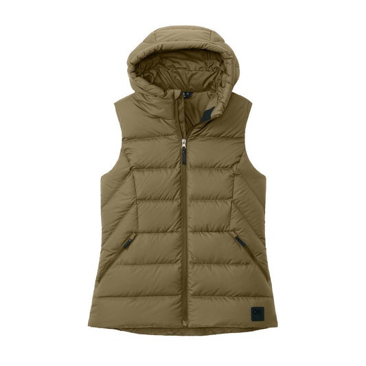 LIMITED EDITION Outdoor Research Women's Coldsnap Hooded Down Vest - Front