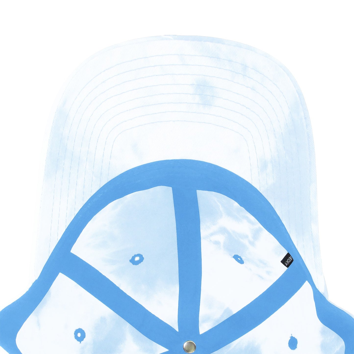 6 Panel Low Profile Relaxed Tie Dye Dad Hat - Detail