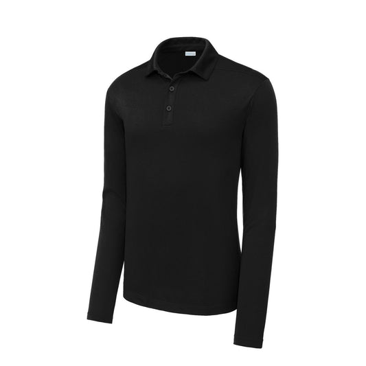 Sport-Tek Posi-UV Pro Long Sleeve Polo - Front