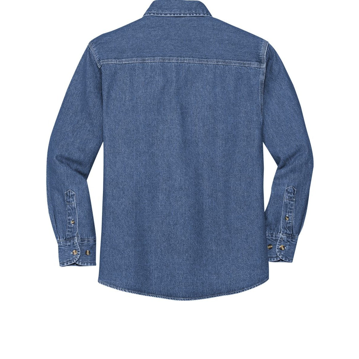 Port Authority Heavyweight Denim Shirt - Back