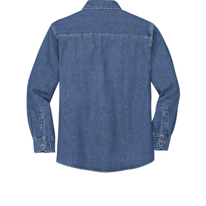 Port Authority Heavyweight Denim Shirt - Back