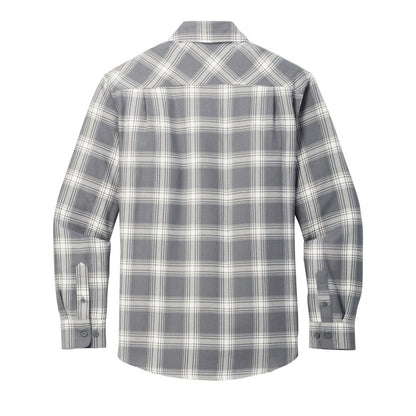 Grey/ Cream Open Plaid - Back