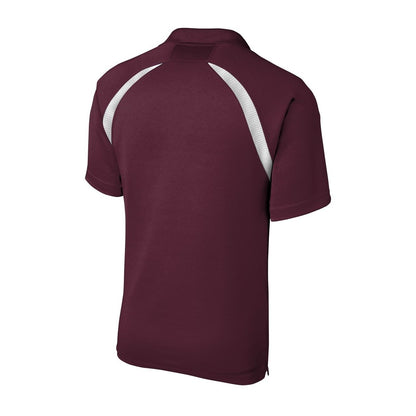 Maroon/ White - Back