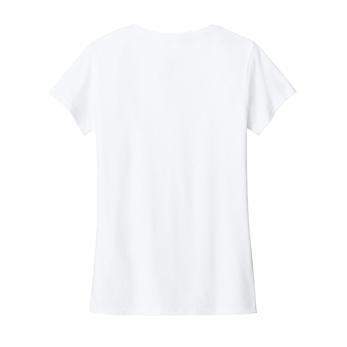 Gildan Women's Heavy Cotton 100% Cotton V-Neck T-Shirt - Back