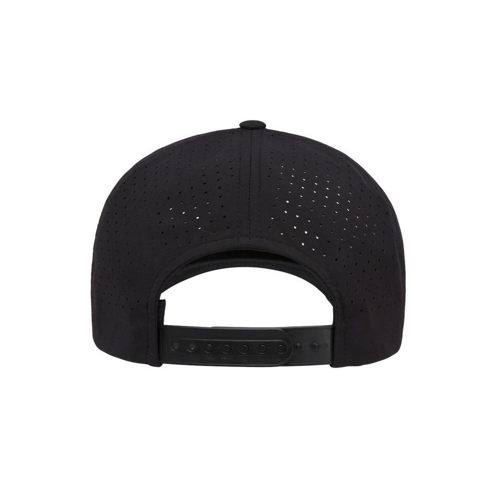 Five-Panel Snapback with Perforated Cap - Back