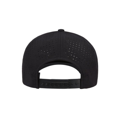 Five-Panel Snapback with Perforated Cap - Back