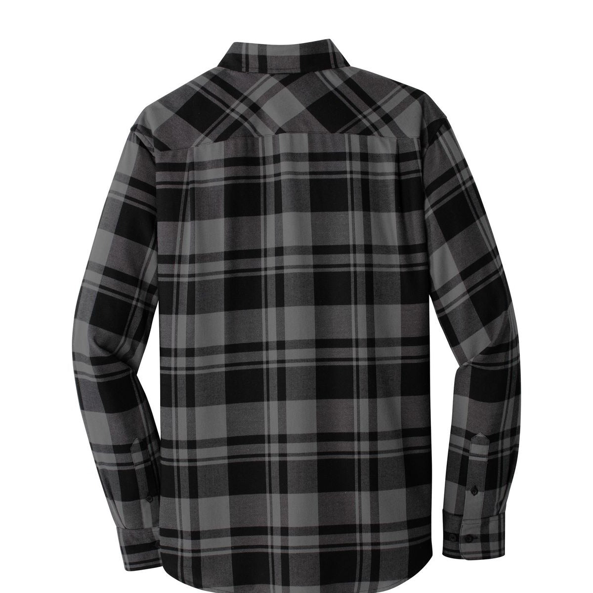 Port Authority Plaid Flannel Shirt - Back