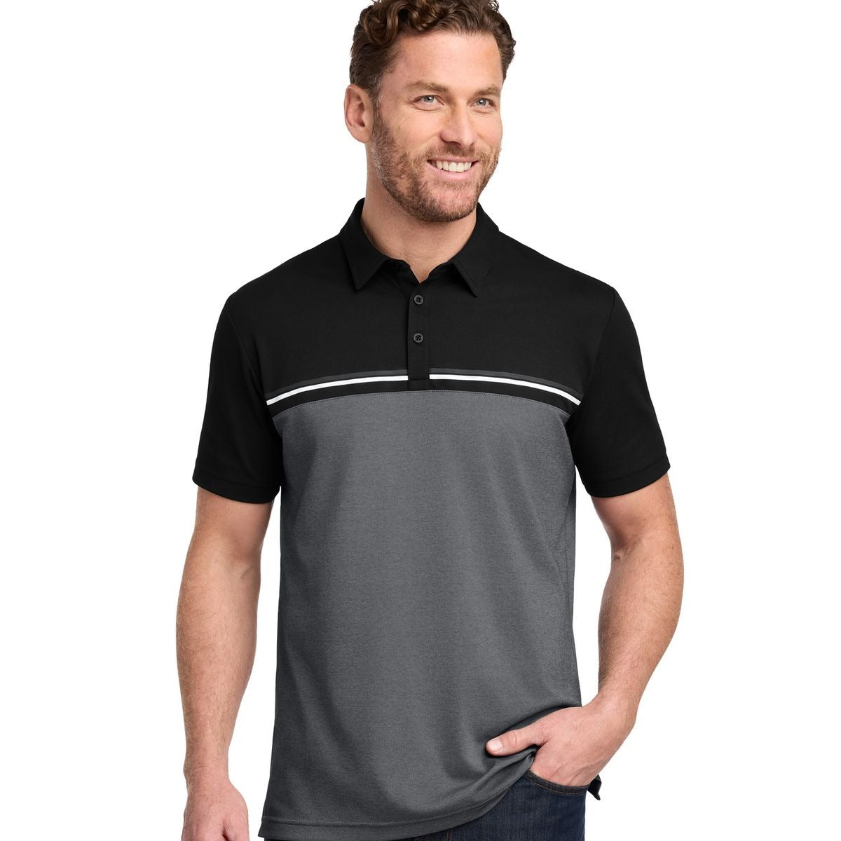 Black/ Dark Grey Heather - Model