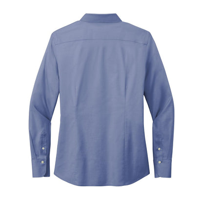Brooks Brothers Women's Wrinkle-Free Stretch Pinpoint Shirt - Back