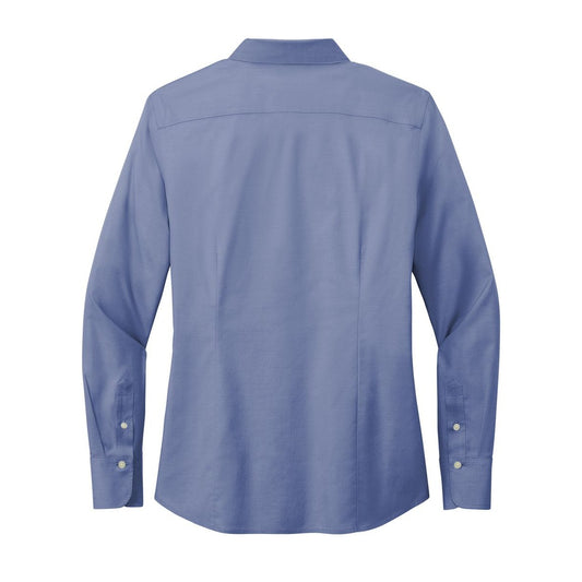 Brooks Brothers Women's Wrinkle-Free Stretch Pinpoint Shirt - Back