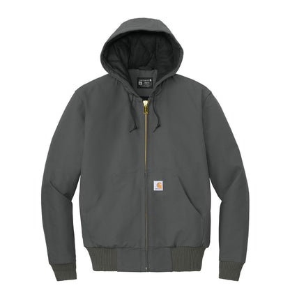 Carhartt Quilted-Flanne-Lined Duck Active Jac - Front