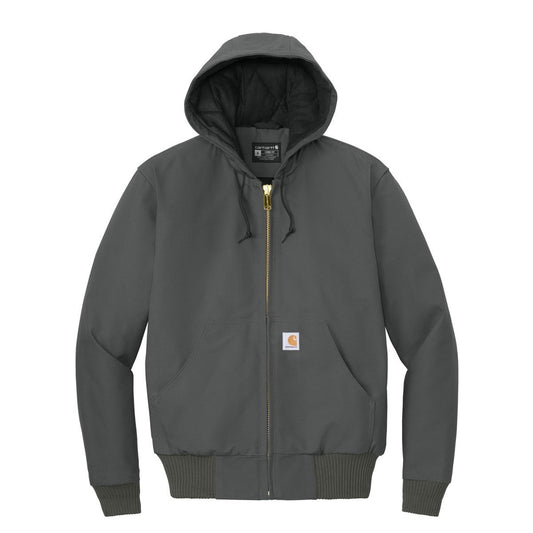 Carhartt Quilted-Flanne-Lined Duck Active Jac - Front