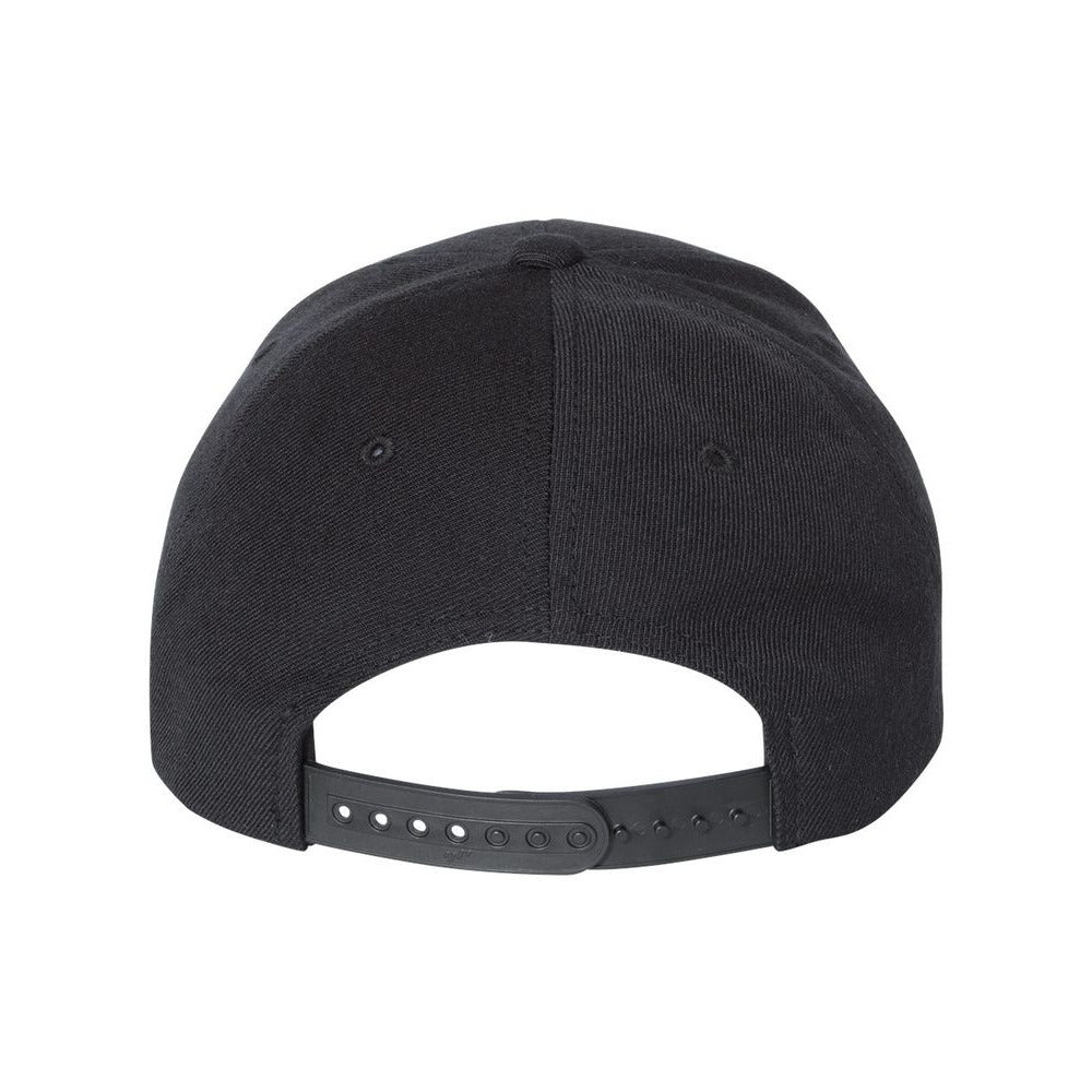 Premium Curved Bill Snapback Cap - Back