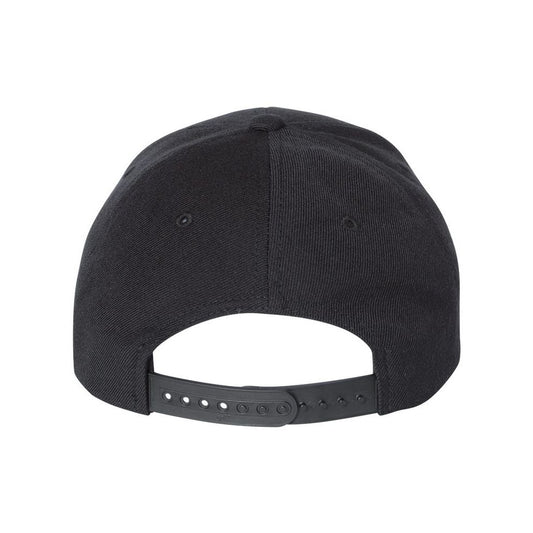 Premium Curved Bill Snapback Cap - Back