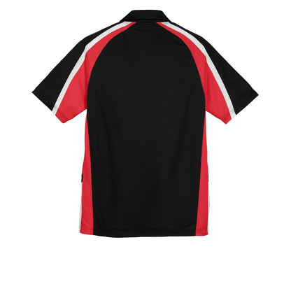 Sport-Tek Tricolor Micropique Sport-Wick Polo - Back