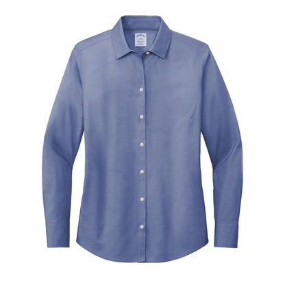 Brooks Brothers Women's Wrinkle-Free Stretch Pinpoint Shirt - Front