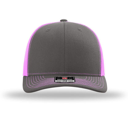 Charcoal/ Neon Pink - Front