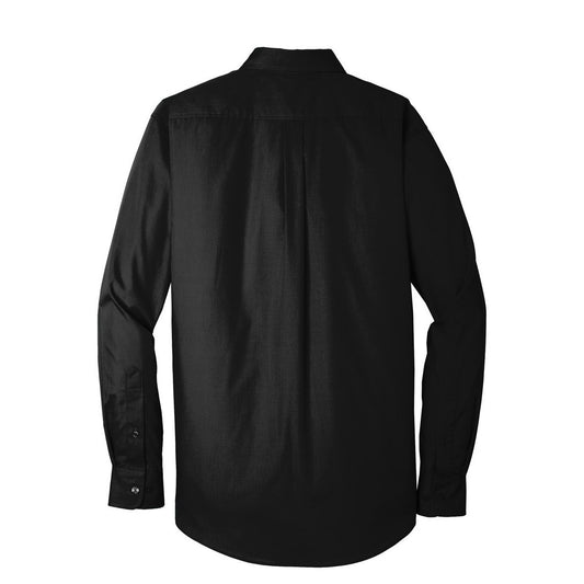 Port Authority Long Sleeve Carefree Poplin Shirt - Back