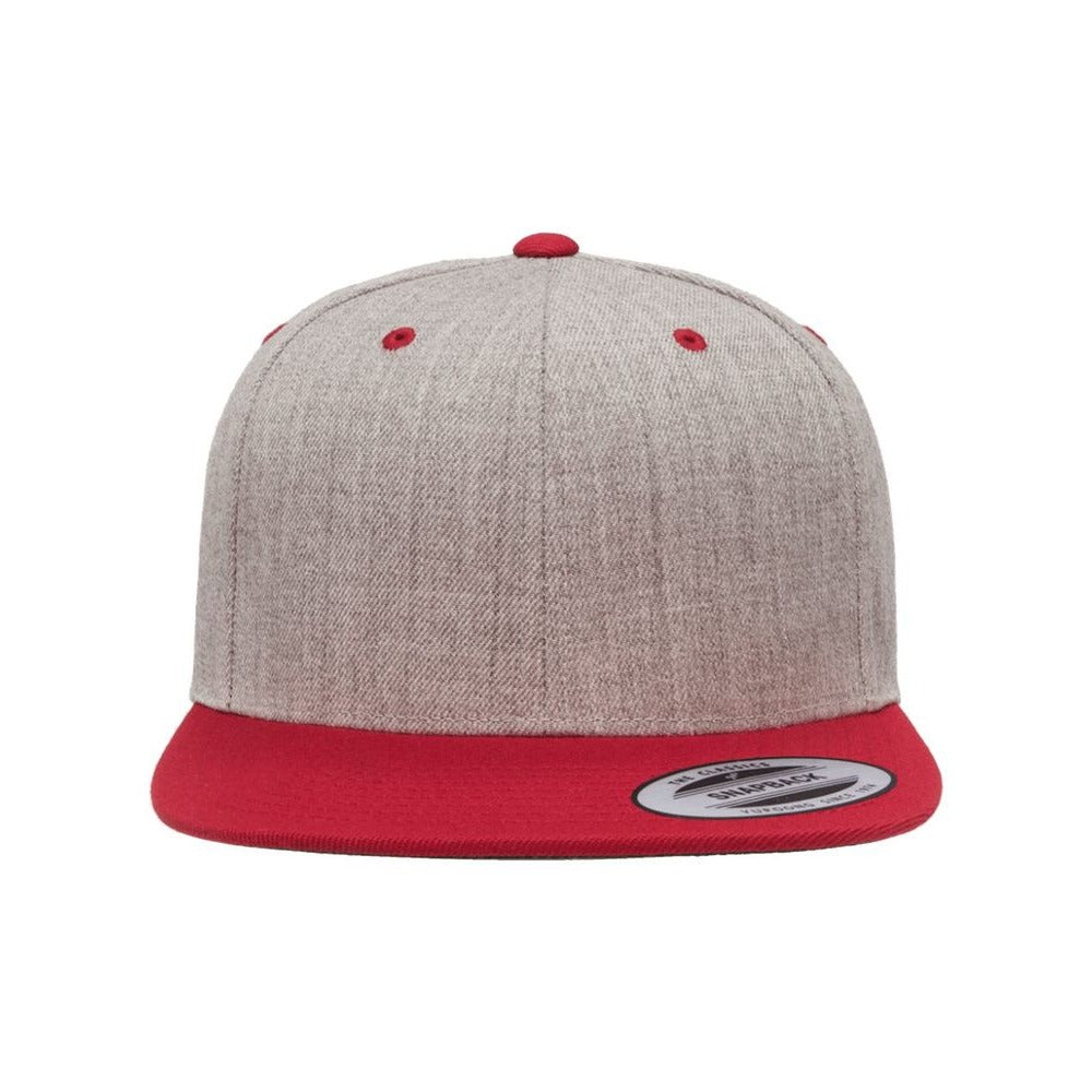 Heather Grey/ Red - Front