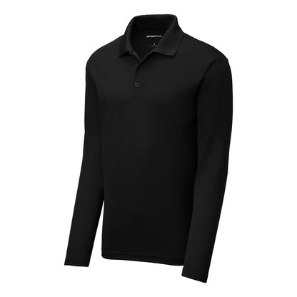 Sport-Tek PosiCharge RacerMesh Long Sleeve Polo - Front