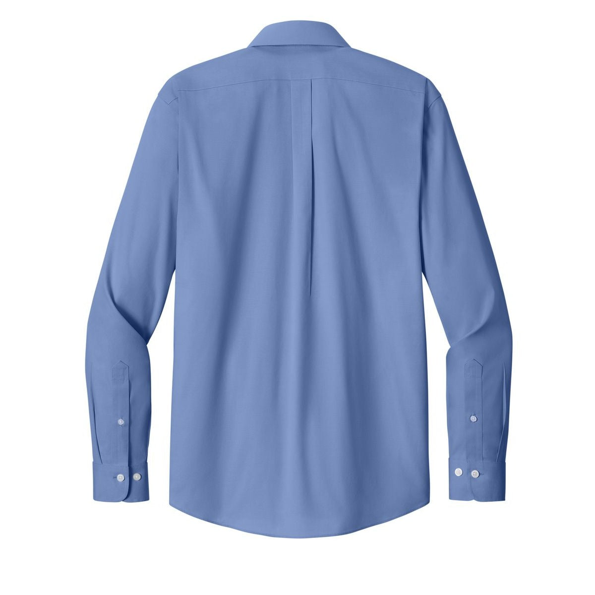 Brooks Brothers Wrinkle-Free Stretch Pinpoint Spread Collar Shirt - Back