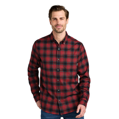 Red Highland Plaid - Model
