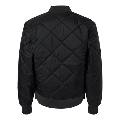 Men's Diamond Quilted Jacket - Back