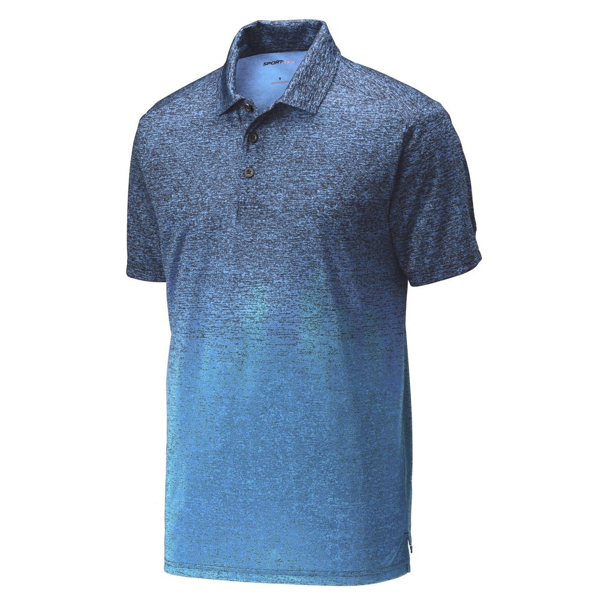 Sport-Tek Ombre Heather Polo - Front