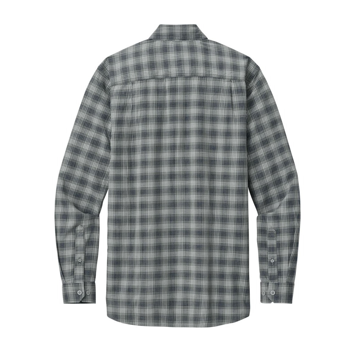 Plaid Steel Navy - Back