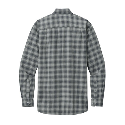 Plaid Steel Navy - Back
