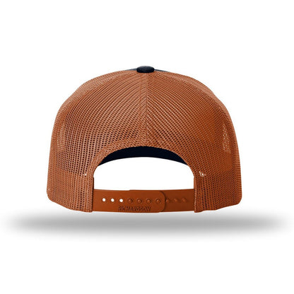 Navy/ Dark Orange/ Dark Orange - Back