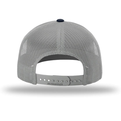 White/ Aluminum/ Navy - Back