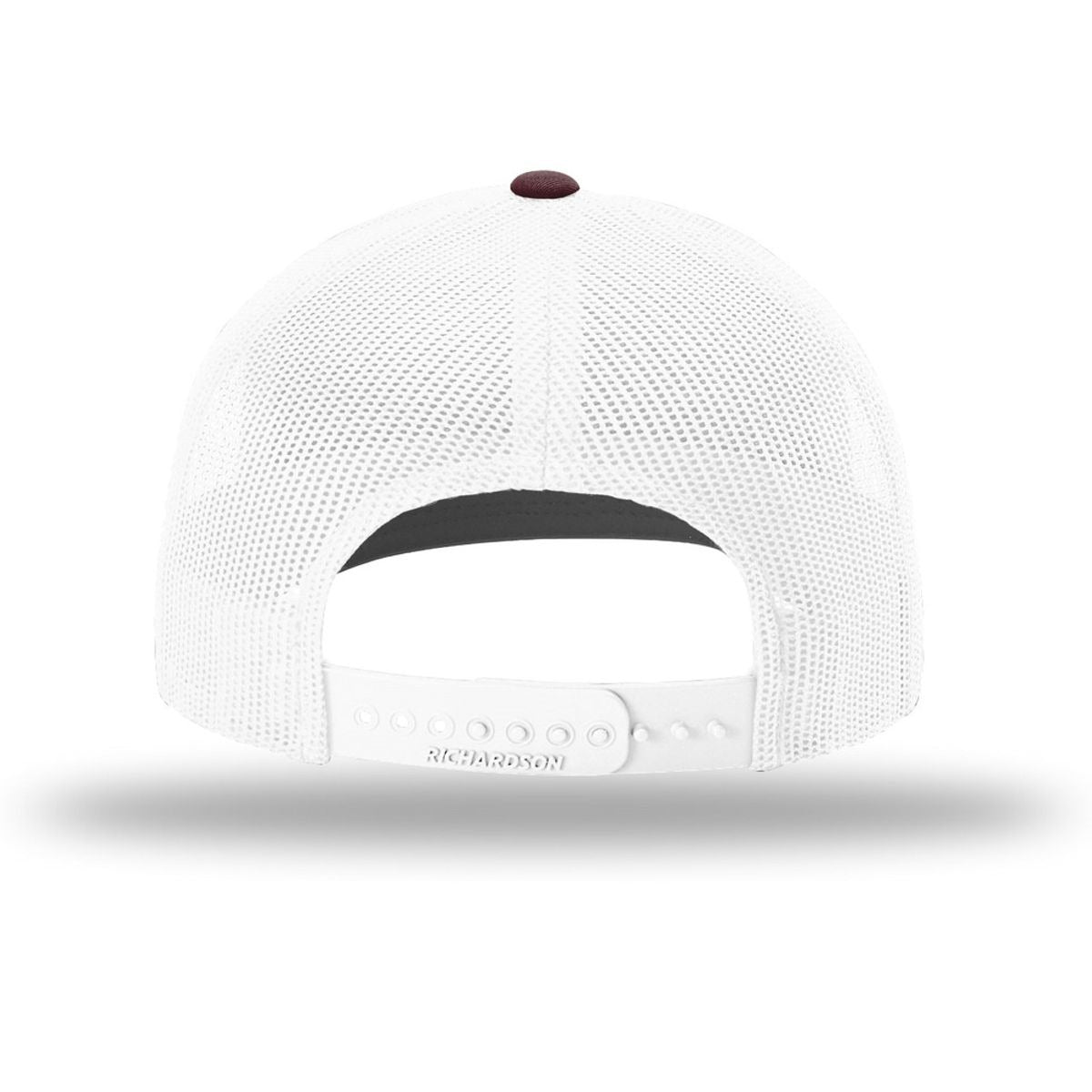Maroon/ White - Back