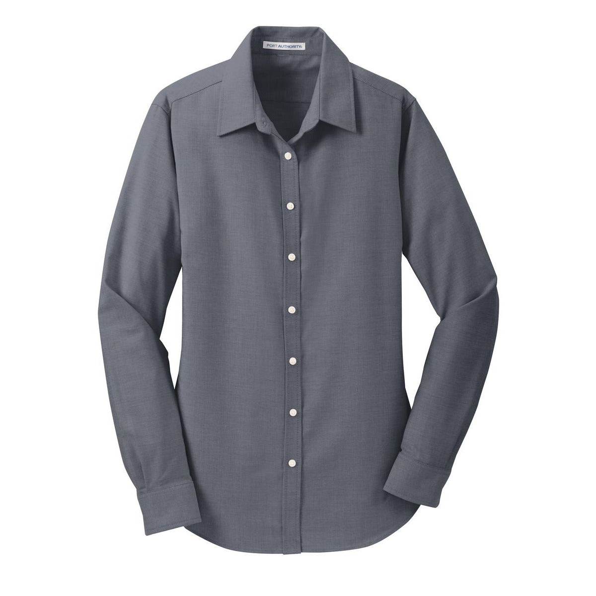 Port Authority Women's SuperPro Oxford Shirt - Front