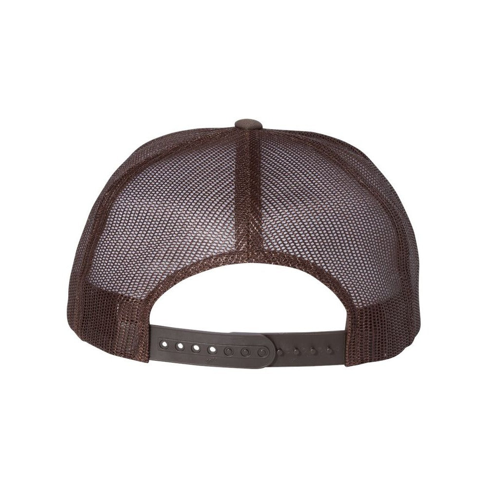 Brown/ White/ Brown - Back