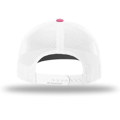 Hot Pink/ White - Back