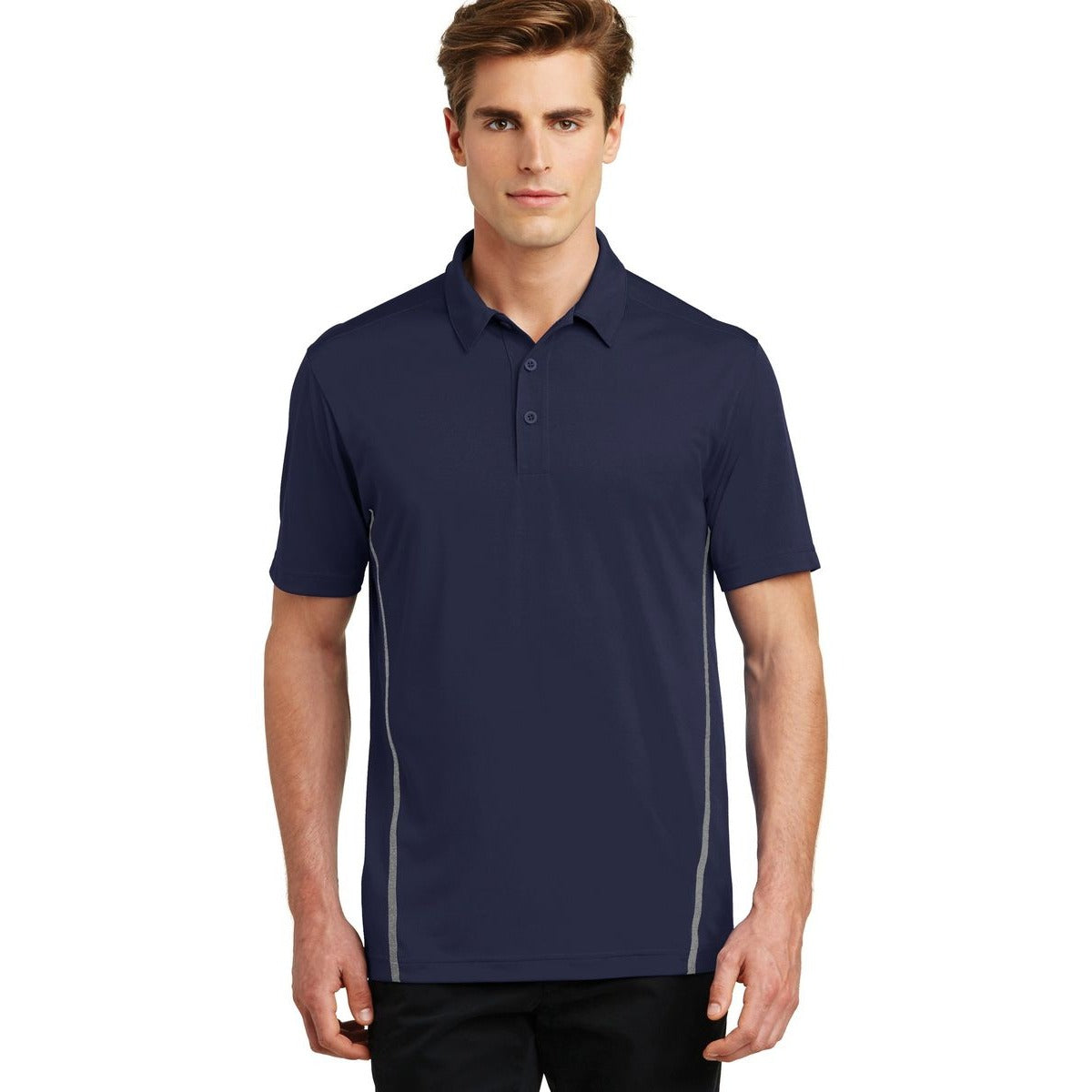 True Navy/ Heather Grey - Model